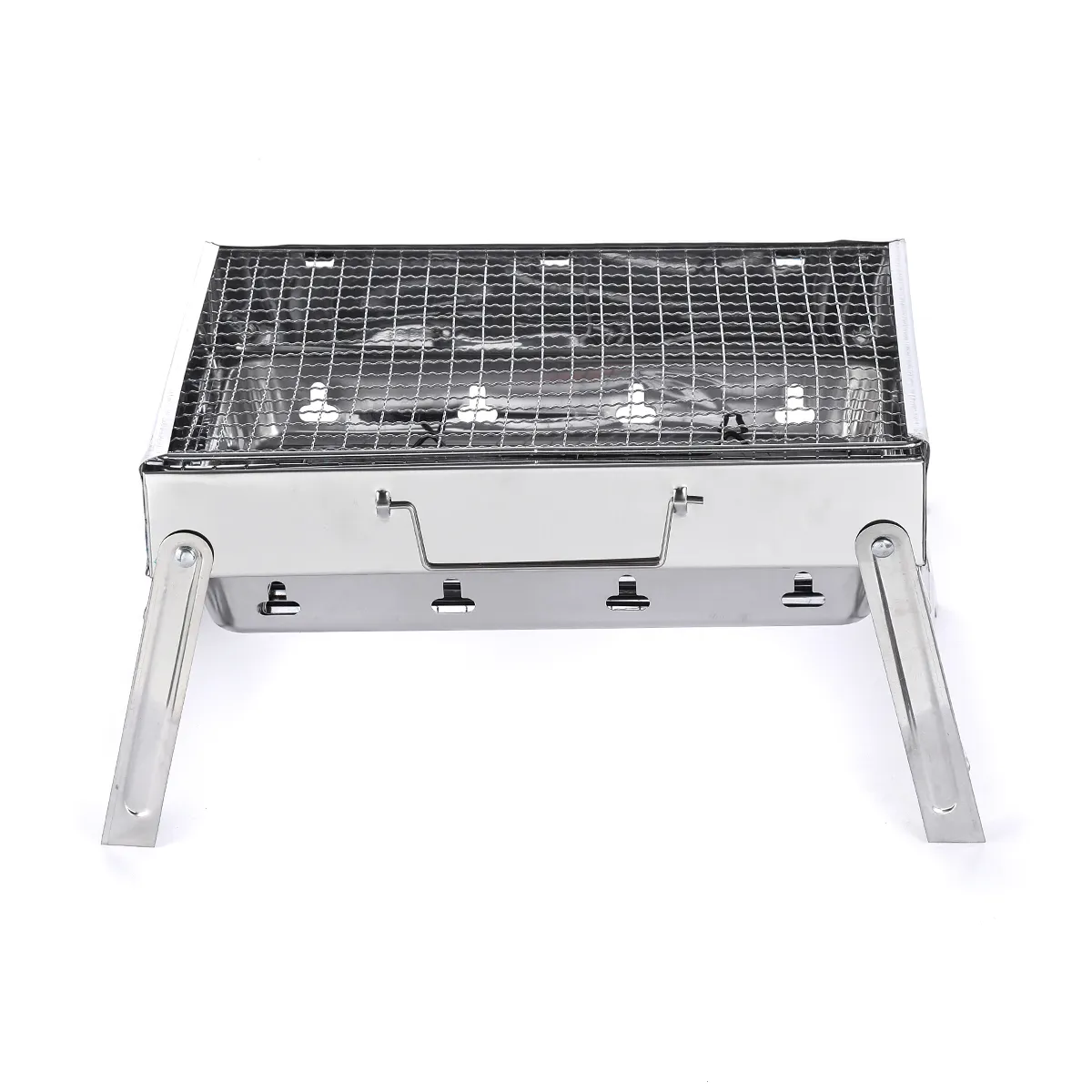 Portable Camping BBQ Grill Pliable En Fonte Japonais Charbon De Bois Barbecue En Acier En Métal En Plein Air Fabricant Pour La Cuisine