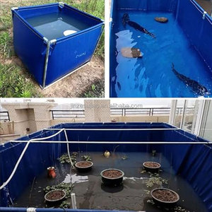 Vente flash : Bâche en <span class=keywords><strong>PVC</strong></span> pour pisciculture, bassin de 5 000 gallons, réservoirs en panneaux galvanisés en aluminium-zinc avec revêtement en <span class=keywords><strong>PVC</strong></span> - Product Image 2