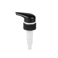 Pompe à lotion 28/410 33/410 à visser, noir mat, 4,0 cc 5,0 cc, ressort interne, couleur personnalisée pour savon et shampoing