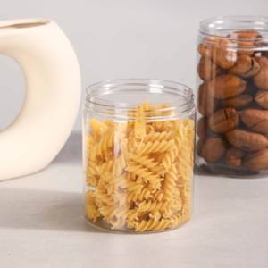 Pot à nourriture pour animaux de compagnie en plastique PCR 100% de 120 ml, 200 ml, avec couvercle transparent, 10 OZ, à large ouverture, pots à bonbons en plastique recyclé - Product Image 6