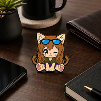 Épingles en métal d'anime, badges de dessin animé, boutons mignons, broches en métal, artisanat en métal, épingles en émail d'anime dur pour chemise, épingles de revers pour souvenir
