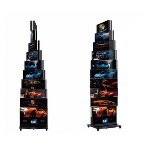 New Arrival cơ khí <span class=keywords><strong>LED</strong></span> hiển thị 10 lớp 2 khuôn mặt <span class=keywords><strong>LED</strong></span> Poster trong nhà xoay bảng quảng cáo - Product Image 6