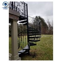 Escalier en colimaçon Optima pour extérieur, pour maison et villa, vente chaude, escalier en colimaçon d'occasion, escaliers ronds