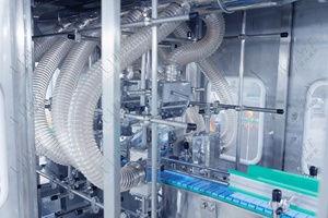 Máquina Secadora de Alimentos Automática de Alta Velocidad con Engranajes y PLC para Conservas de Duraznos, Carne y Pescado - Product Image 3