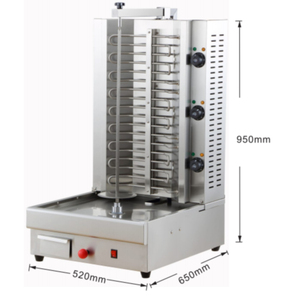 Nuova Macchina Elettrica Commerciale per Kebab e Shawarma, Materiale SUS201 per Alimenti, Termostato Regolabile, 8KW 220-240V 50-60Hz, Garanzia 1 Anno - Product Image 5
