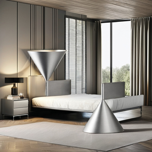 โคมไฟติดผนังข้างเตียง LED สีเงินที่ทันสมัย-โซลูชันแสงอเนกประสงค์สำหรับห้องนอนโรงแรมร้านอาหารร้านกาแฟและห้องนั่งเล่น - Product Image 3