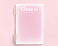 Recharges de papier A5 à 5 trous pour classeur à anneaux, cahier dégradé, 60 feuilles, pour usage bureautique et scolaire, en 4 couleurs pastel, vente en gros