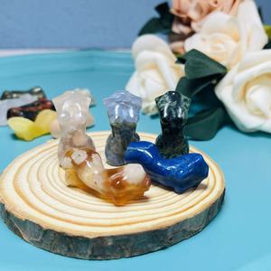 Piedra de cristal natural modelo desnudo mujer señora cuerpo Torso estatua para Decoración - Product Image 4