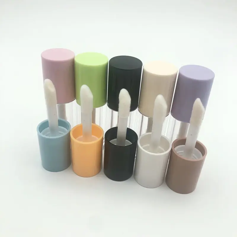 Kotak Kemasan Kosmetik Tabung Glasir Bibir, Tabung Lip Gloss 6.5 Ml Logo Kustom