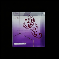Boîte d'emballage personnalisée en PVC/PET recyclé, écologique, design transparent, taille personnalisée, impression de logo, épaisseur 0,4 mm, pour cadeau