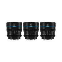 Objectif Cinéma SIRUI Night Walker T1.2, Kit d'Objectifs 24mm, 35mm, 55mm, Grande Ouverture, Mise au Point Manuelle (MS-3SEB, Monture E, Noir)