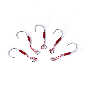 Bán buôn NEWUP 5 móc câu cá biển, mồi tôm kèm lông vũ - Product Image 2