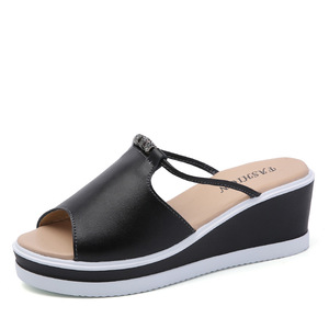 <span class=keywords><strong>Scarpe</strong></span> da Donna alla Moda, Comode Sandali Estivi Slip-on <span class=keywords><strong>con</strong></span> Suola Morbida, Taglie Grandi - Product Image 6