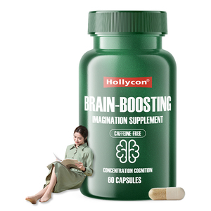 ODM OEM nhà máy tùy chỉnh caffeine miễn phí não-thúc đẩy trí tưởng tượng Bổ sung bộ nhớ và nồng độ nhận thức viên nang - Product Image 1
