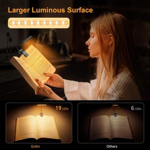 Lámpara de Lectura LED Recargable y Plegable para Mesita de Noche, Cuidado de la Vista, 3 Temperaturas de Color, Regulación Continua, Lectura Nocturna - Product Image 4