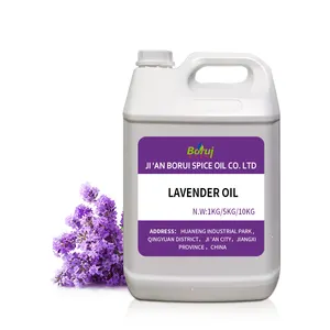 Venda quente por atacado de óleo essencial de lavanda orgânica natural pura a granel, matéria-prima de boa qualidade, óleo de lavanda de fábrica