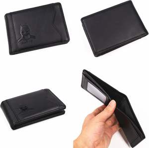 Portafoglio Corto Promozionale in PU con Stampa Digitale di Supereroi Batman, Chiusura RFID, Portatile e Fatto a Mano - Product Image 4