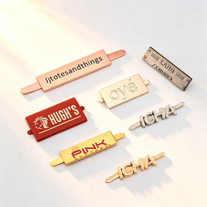 Insignias Metálicas de Acero Inoxidable, Botones Personalizados con Logotipo, Accesorios de Regalo para Prendas - Product Image 2
