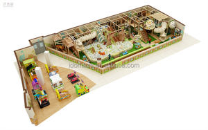 इडो अनुकूलित बच्चे इनडोर डायनासोर खेल मैदान के उपकरण इनडोर मनोरंजन पार्क बच्चों इनडोर खेल क्षेत्र - Product Image 6