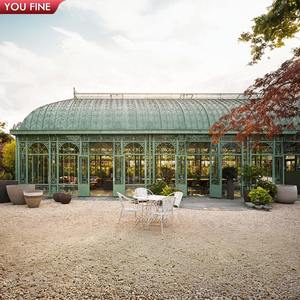 Gazebo Grande de Hierro para Jardín YOUFINE, Estructura de Conservatorio de Hierro Forjado para Decoración de Exteriores Tipo Chateau - Product Image 4