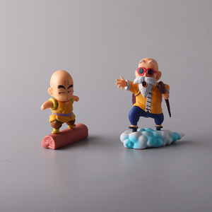 Figurines d'action XR, lot de 7 pièces, 10 cm, Dragon Son <span class=keywords><strong>Goku</strong></span>, Maître Roshi, Yamcha, Kuririn, Bulma, modèle de dessin animé, jouet en PVC - Product Image 3