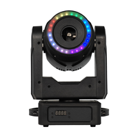 Projecteur laser à tête mobile ZY RGB LED 5W Ra95 5000K lumière du jour + bande lumineuse auxiliaire, contrôle DMX512/activation sonore pour