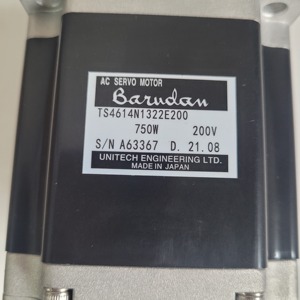 มอเตอร์ AC รุ่น TS4614N1322E200 กำลังไฟ 750 วัตต์ สำหรับเครื่องปักผ้า ใช้ในอุตสาหกรรม วัสดุเหล็ก CSMT-06BB1ANT3 น้ำหนัก 2.5 กิโลกรัม ผลิตที่กวางตุ้ง ประเทศจีน - Product Image 1