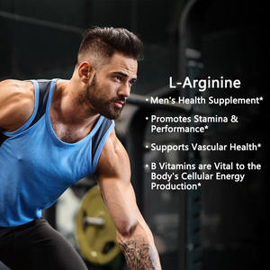 Tablet l-arginin, pil penguat Stamina & kinerja kesuburan pria Vitamin B12 B6 folat pria - Product Image 3