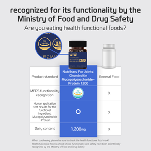 Nutriharu Joint Chondroitin Mucopolysaccharide Protein <b>Sturgeon</b> Chondroitin 1200 Joint Mobility Daily Health Supplement - Product Image 2