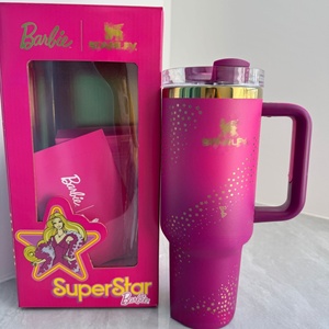 Cho Stanley <span class=keywords><strong>cup</strong></span> 40 oz Barbie loạt thép không gỉ chân không <span class=keywords><strong>Flask</strong></span> Tumbler với xử lý nóng và lạnh cách nhiệt du lịch - Product Image 5