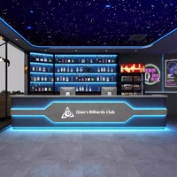 Bureau de réception moderne en bois de style industriel pour hôtels clubs cafés salons de beauté bars gymnases hôpitaux avec accès à Internet
