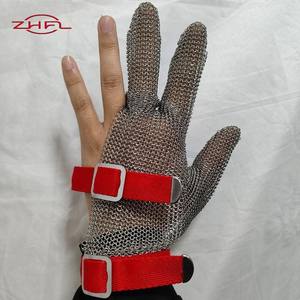 Vente à prix d'usine, gants de protection en maille d'acier inoxydable haute résistance - Product Image 5
