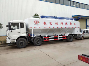 Camión de transporte de alimento para animales con motor diésel de una sola fila, nuevo, para granjas avícolas y ganaderas, máquina de forraje a granel, venta en África - Product Image 3