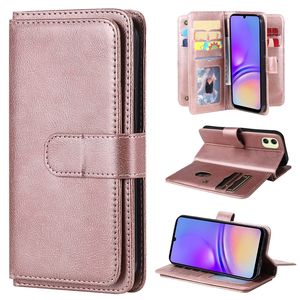 Étui en cuir multifonction pour <span class=keywords><strong>Samsung</strong></span> Galaxy A03S A42 A12 A32 A52 A72 5G A02S A22 4G M32 A22 A82, avec porte-cartes 10 emplacements - Product Image 4