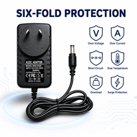 Adaptateur secteur mural durable 3V 2A 6W 2000mA AC/DC avec protection intelligente, spécifications personnalisables pour bande LED
