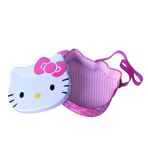 Merhaba Kedi Şeklinde Metal Hediye Saklama Kutusu Askılı, Çocuklar ve Koleksiyoncular için Sevimli Şeker Kutusu - Product Image 3