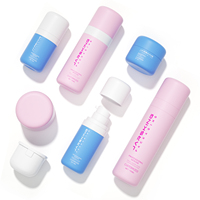 Crème de soin pour la peau vide en plastique PP de luxe sérum lotion tonique contenants et emballage cosmétiques personnalisés pour ensemble de produits de beauté