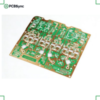 PCBSync Rogers RT/duroid 5870 2.0mm 3oz Or dur 16 couches Circuit imprimé pour traitement médical par hyperthermie
