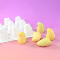 Molde de Silicona para Pastel de Mousse de Frutas, para Mango, Frambuesa, Fresa, Chocolate, Gelatina, Fabricación de Velas