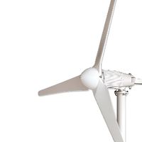 Kit complet d'éolienne à axe horizontal GWS-2000W 2KW avec contrôleur MPPT, diamètre de rotor 3,5M pour maison, cabane, hybride solaire-réseau