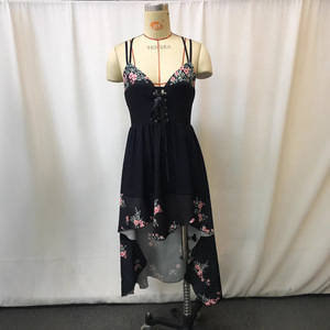 Maxi Vestido Elegante de Dama Estilo Vintage Occidental y Casual con Estampado Sólido de Impresión Digital - Product Image 5