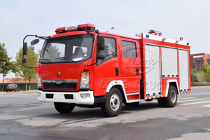 Véhicule de lutte contre l'incendie Howo Mini taille 4x2 2500 litres à vendre - Product Image 3