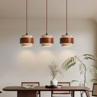 Lampe suspendue en pierre jaune pour îlot de cuisine, restaurant, style médiéval, en travertin et bois, lampe de plafond suspendue naturelle Wabi Sabi, 3 lumières