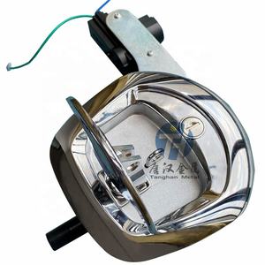 Cerradura Eléctrica con Manija de Cola de Ballena, Cromada, con Motores y Cierre Centralizado para Camioneta, Caja de Herramientas, Remolque de Caravana - Product Image 2