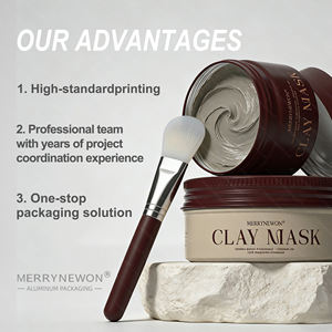 Bocaux en aluminium pour crème pour le visage <span class=keywords><strong>de</strong></span> 50 g, 80 g, 120 g, emballage cosmétique avec couvercles filetés, boîtes pour masque nettoyant pour le visage, impression couleur - Product Image 4