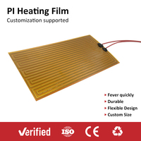 Película Calefactora de Poliimida Flexible con Pantalla Digital de Temperatura 12V 24V 110V 220V