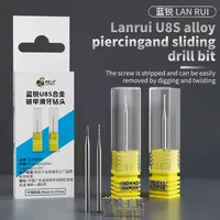 Extracteur de vis à filetage dénudé en alliage Lanrui U8S 2,35 mm pour réparation de téléphone, outil professionnel de retrait de vis à filetage coulissant, kit professionnel