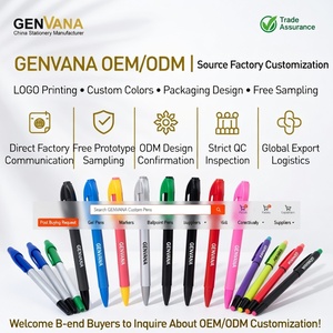 Bolígrafos de <span class=keywords><strong>Gel</strong></span> GENVANA al por Mayor de Fábrica, Escritura Suave, Cuerpo Transparente, <span class=keywords><strong>Punta</strong></span> <span class=keywords><strong>Fina</strong></span> de 0.25mm, para Suministro a Granel en Oficinas - Product Image 6
