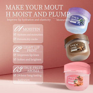 Makeup Foundation Cosmetic Chapstick Moisturizing Fruit Flavor Vegan <b>Lip</b> Balm Set for <b>Lips</b> Care - Product Image 5