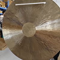 Gong traditionnel chinois en bronze, design Yin Yang personnalisé, pour la sonothérapie et les bains sonores, vente en gros